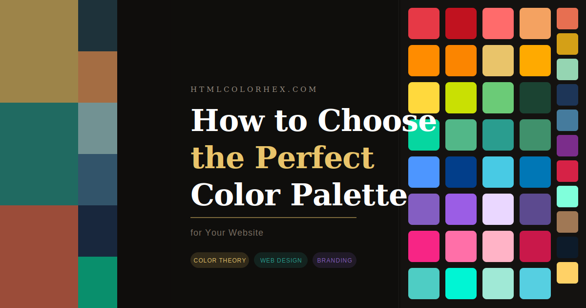 How to Choose the Perfect Color Palette for Your Website
